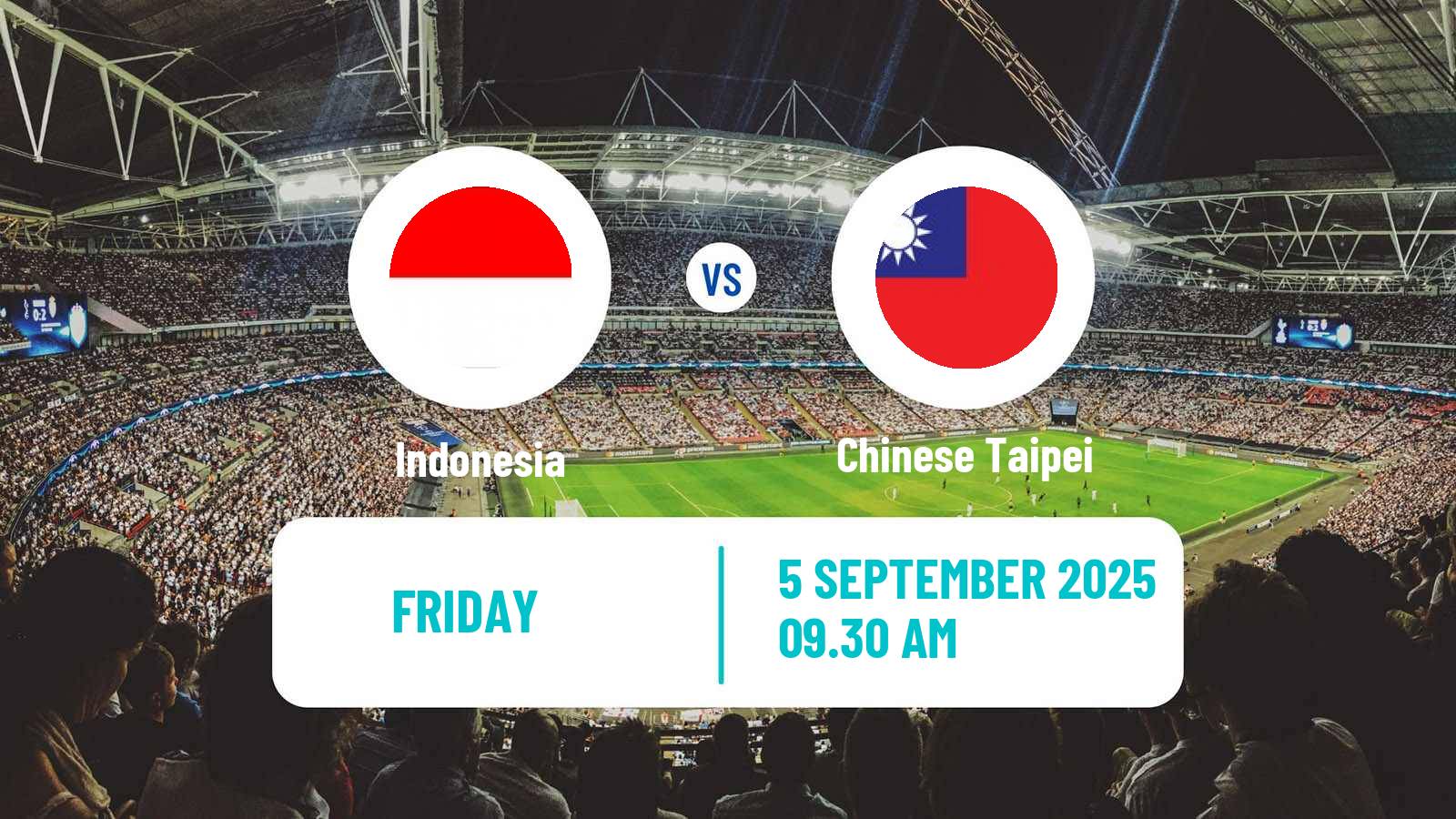Soccer Friendly Indonesia - Chinese Taipei