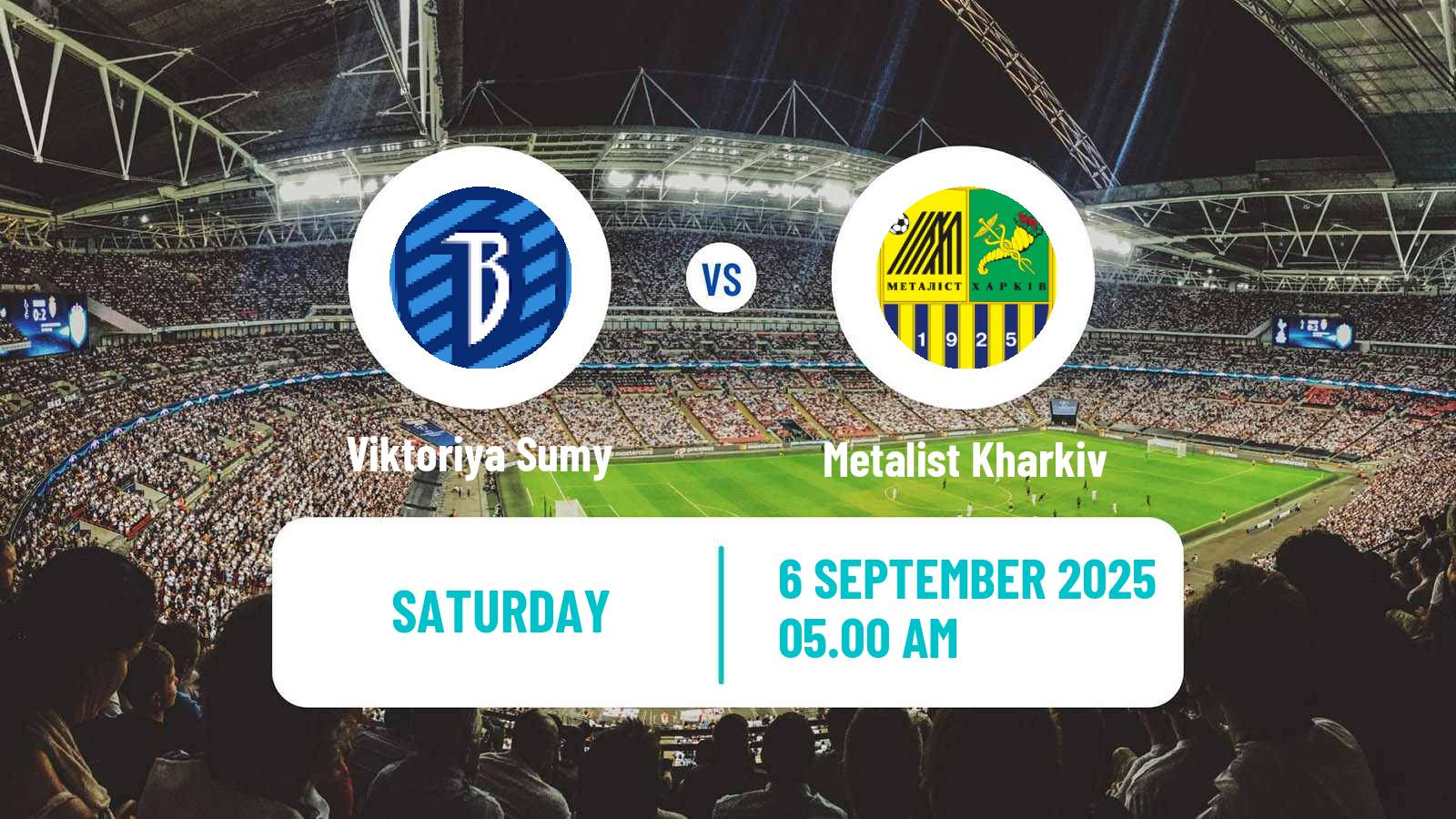 Soccer Ukrainian Persha Liga Viktoriya Sumy - Metalist Kharkiv