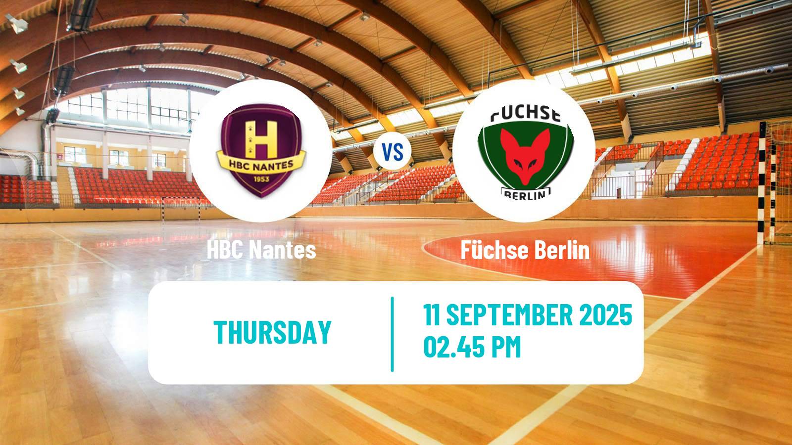 Handball EHF Champions League HBC Nantes - Füchse Berlin