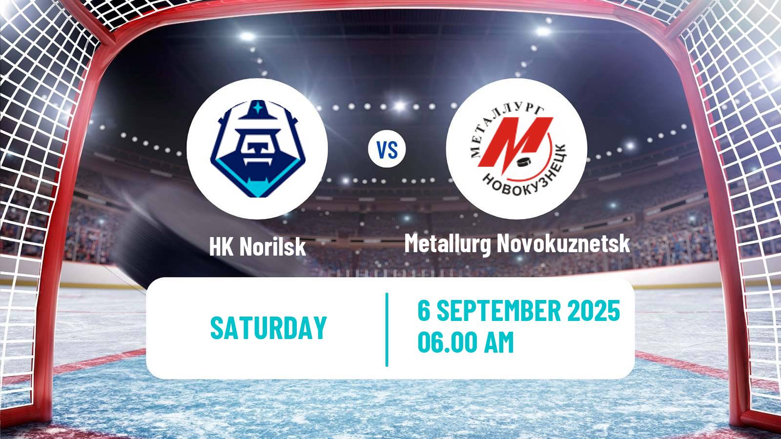 Hockey VHL Norilsk - Metallurg Novokuznetsk