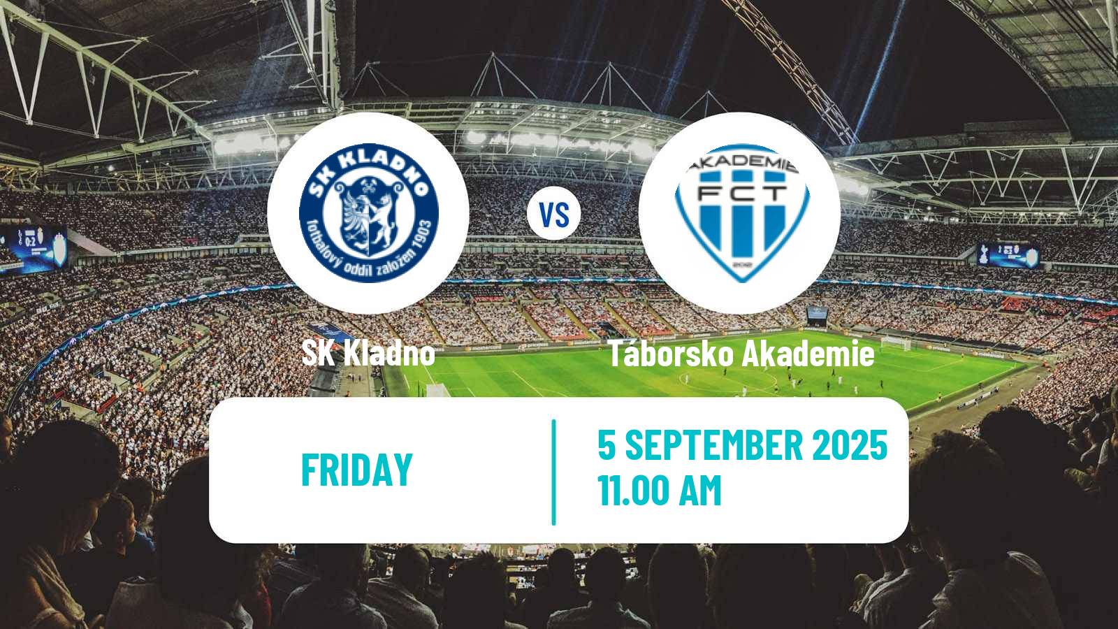 Soccer Czech CFL Group A Kladno - Táborsko Akademie