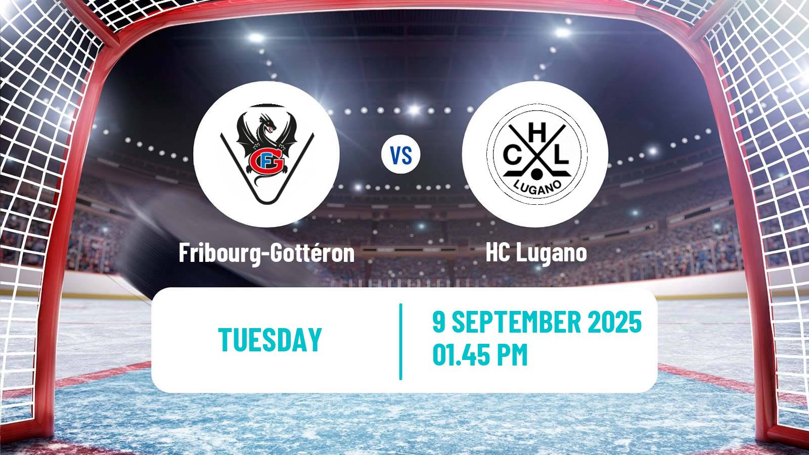 Hockey Swiss National League Hockey Fribourg-Gottéron - Lugano