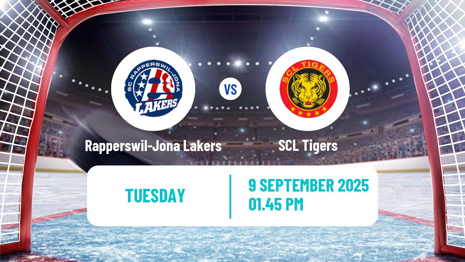 Hockey Swiss National League Hockey Rapperswil-Jona Lakers - SCL Tigers