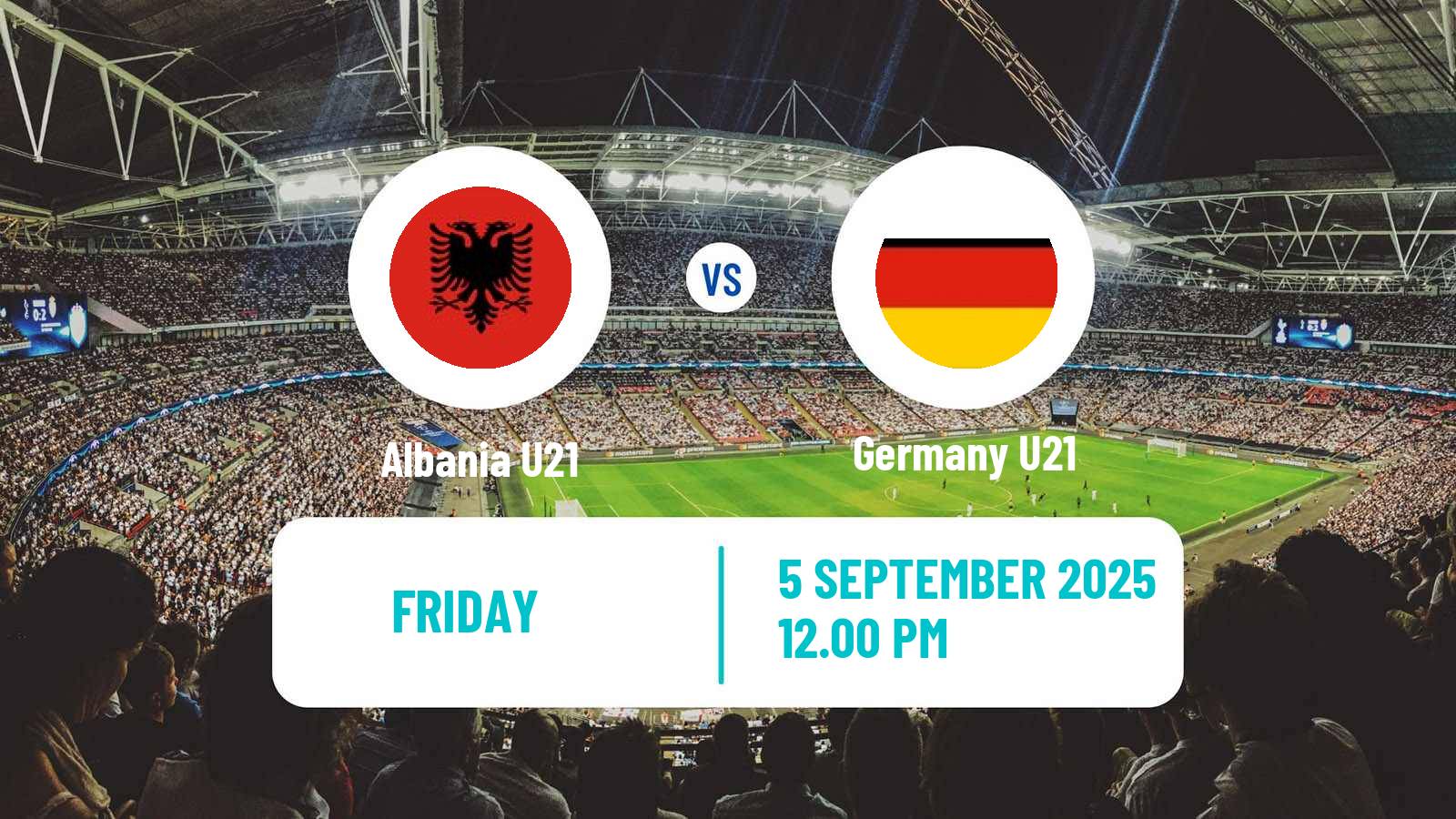 Soccer Friendly Albania U21 - Germany U21