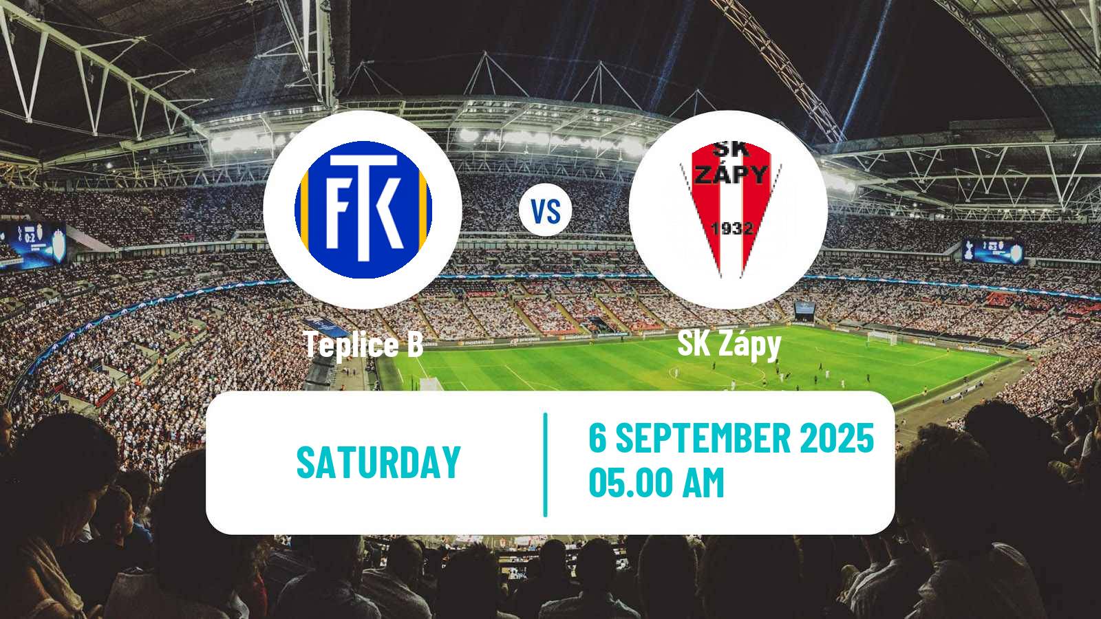 Soccer Czech CFL Group B Teplice B - Zápy