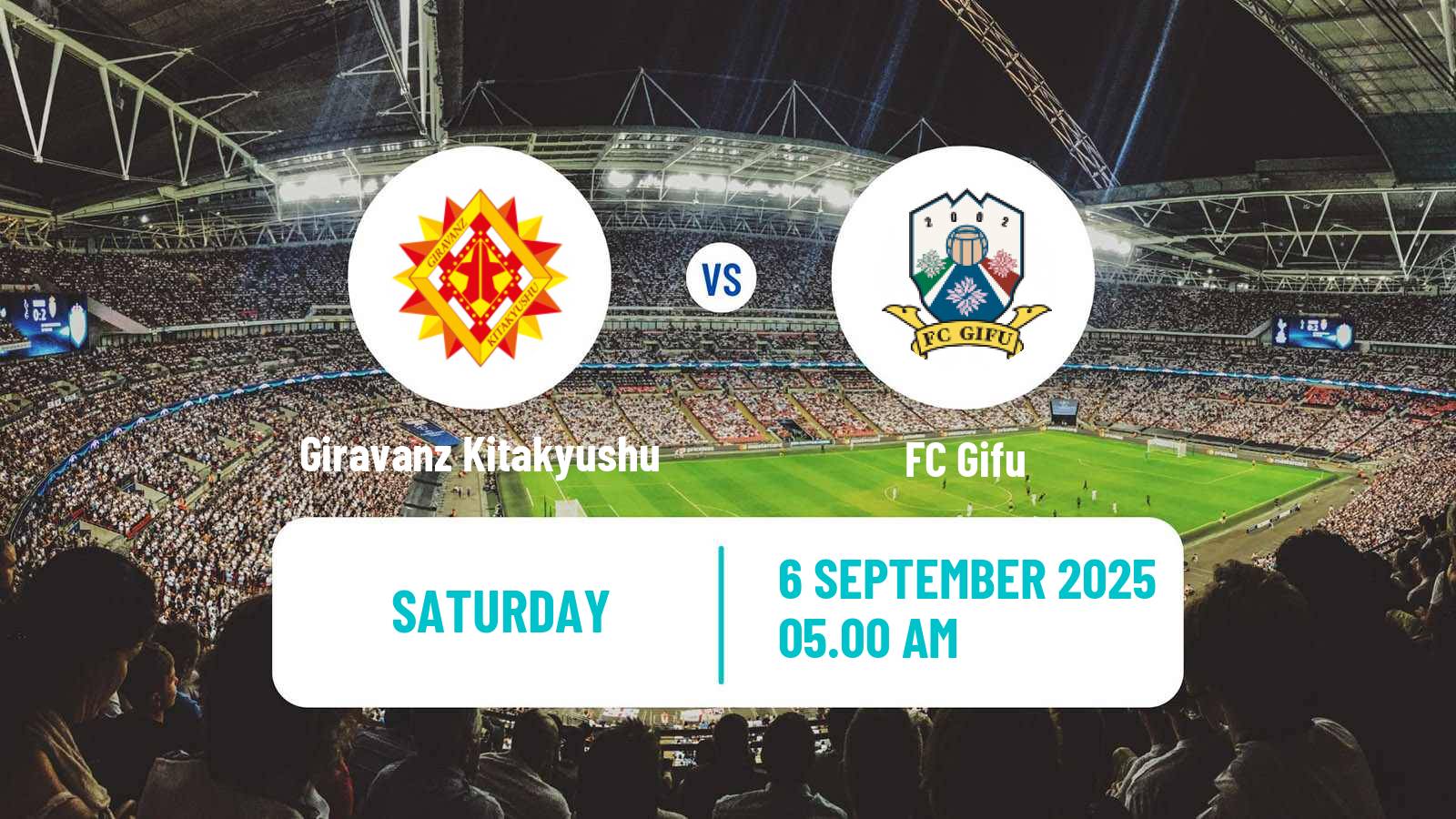 Soccer Japan J3 League Giravanz Kitakyushu - Gifu