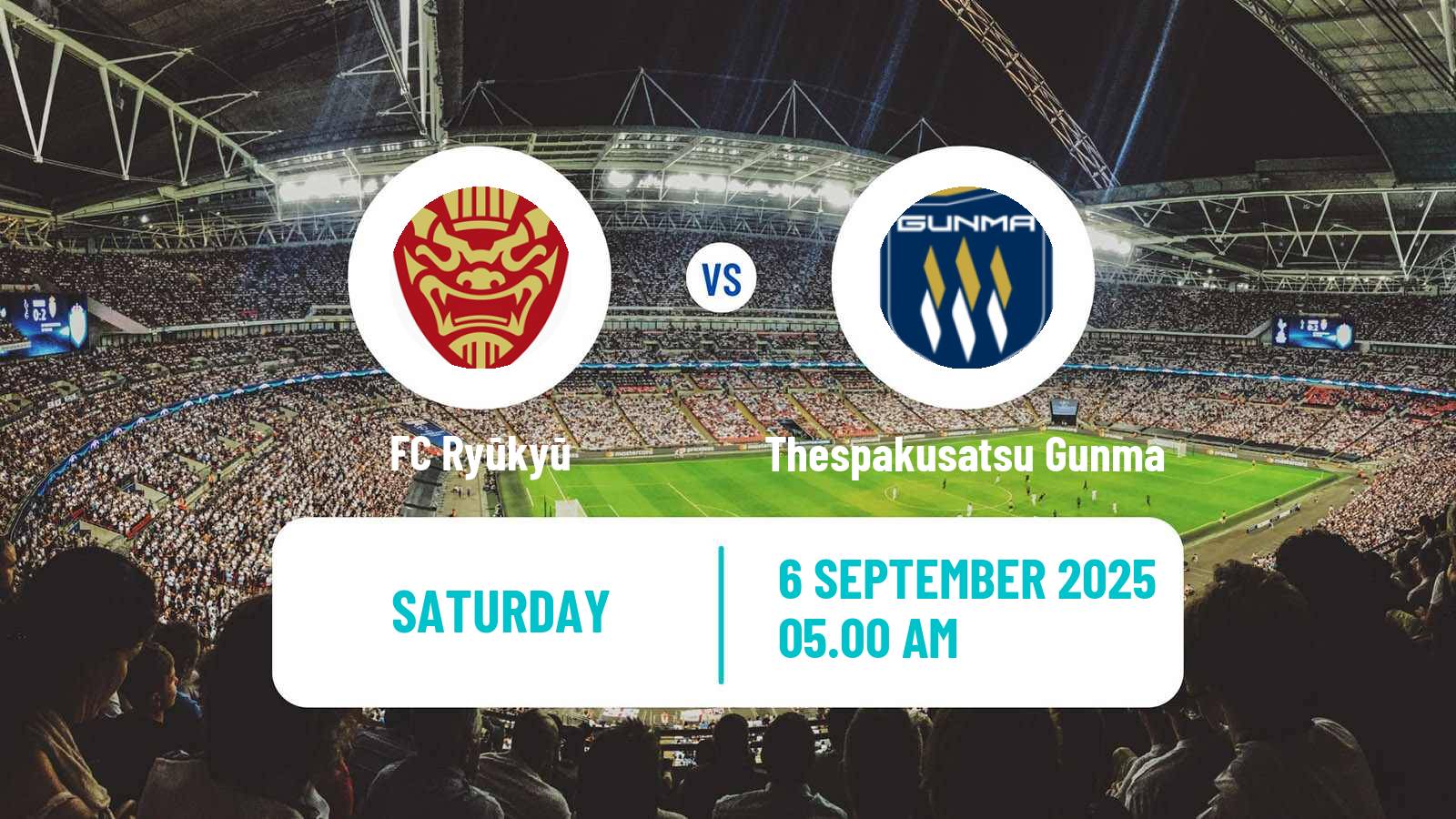 Soccer Japan J3 League Ryūkyū - Thespakusatsu Gunma