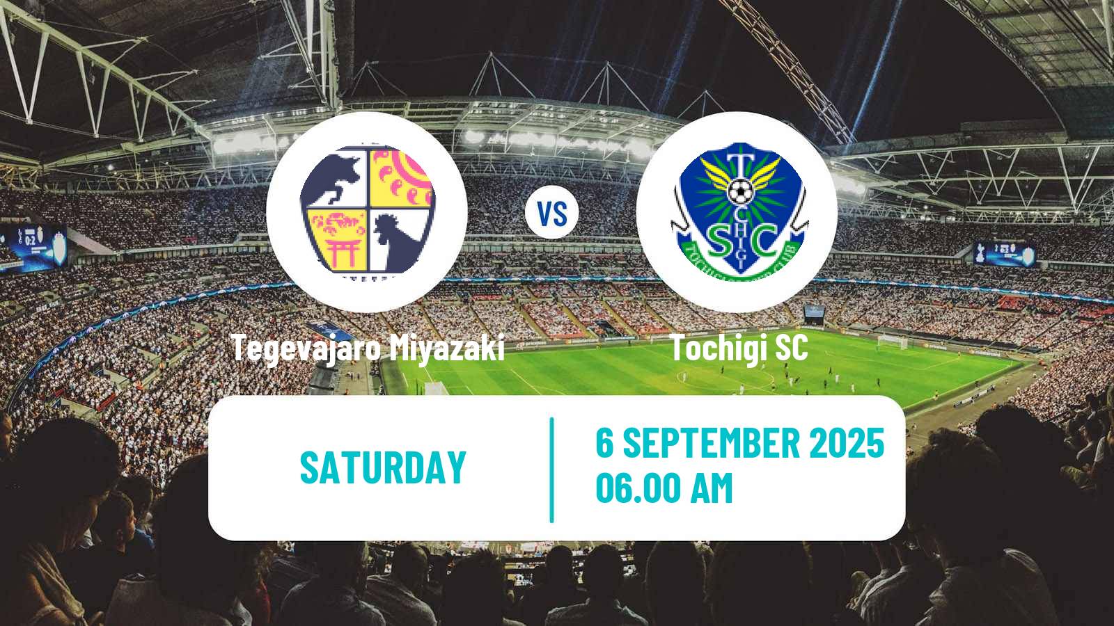 Soccer Japan J3 League Tegevajaro Miyazaki - Tochigi