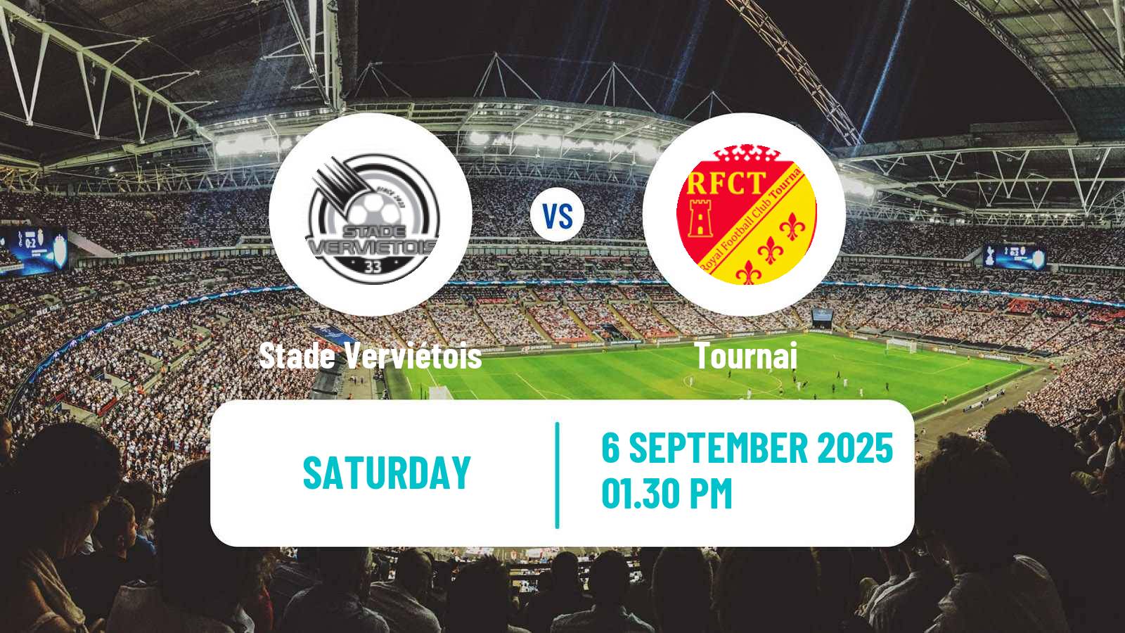 Soccer Belgian Second Amateur Division Group C Stade Verviétois - Tournai