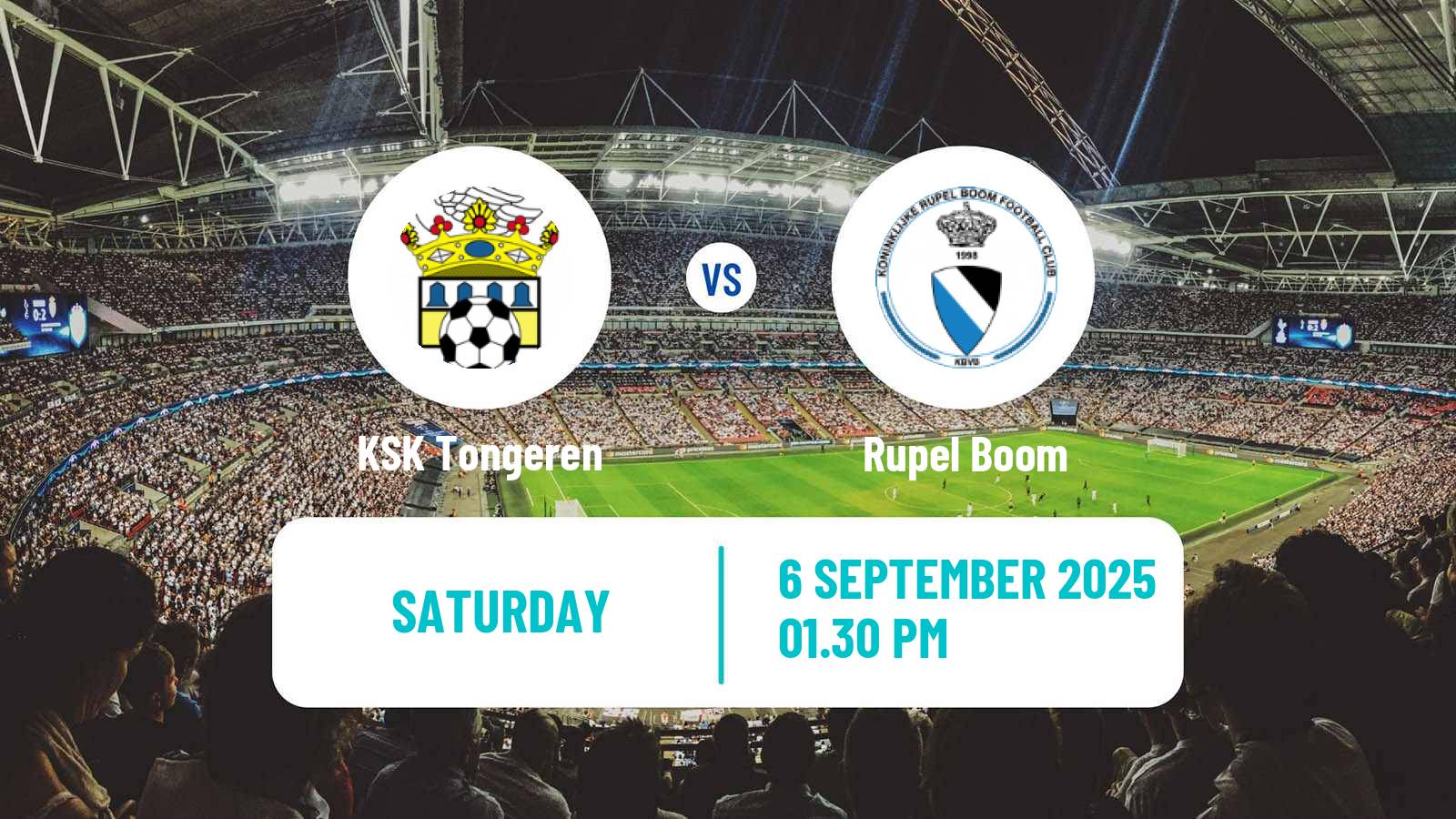 Soccer Belgian Second Amateur Division Group B Tongeren - Rupel Boom