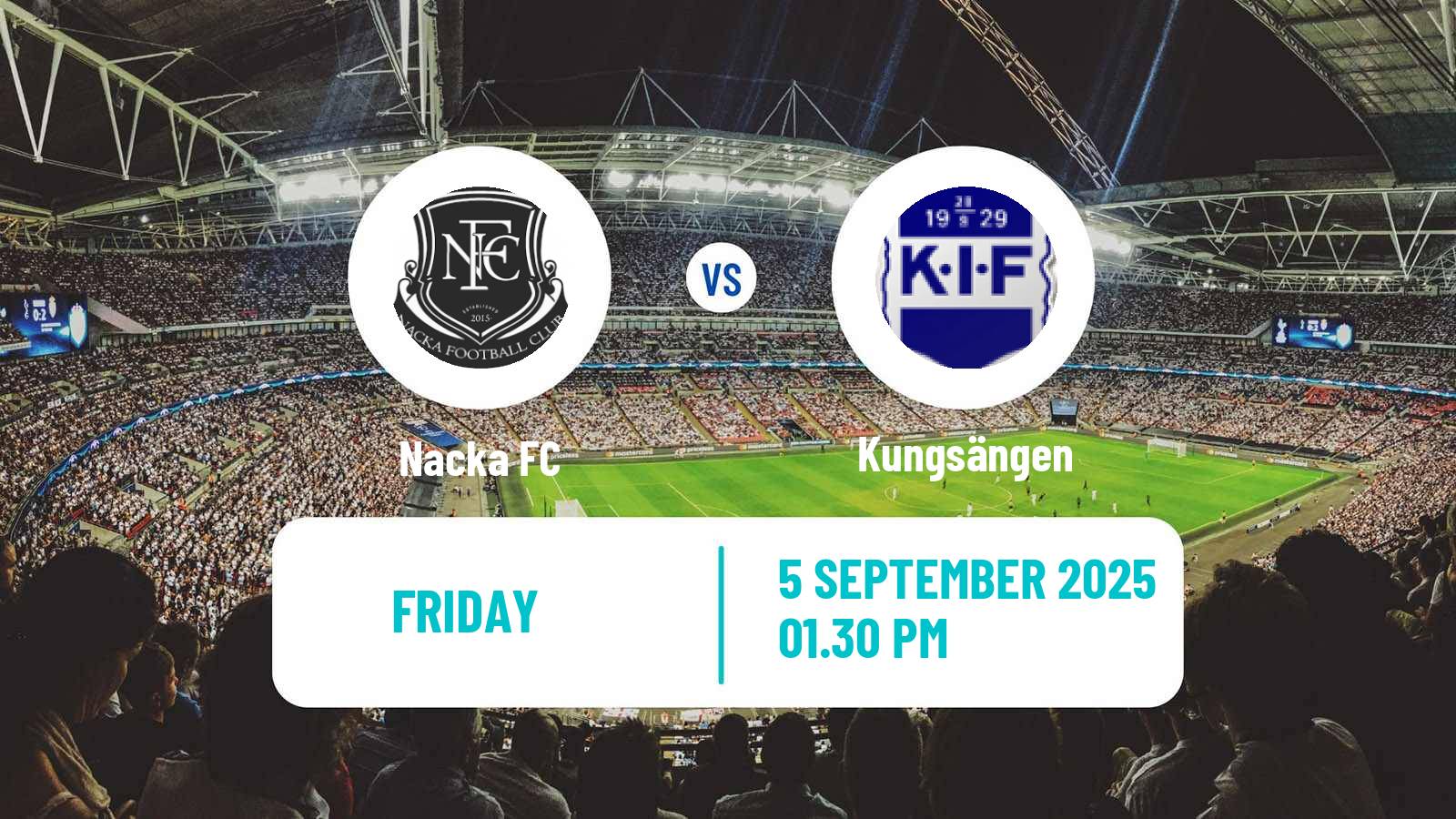 Soccer Swedish Division 2 - Norra Svealand Nacka FC - Kungsängen