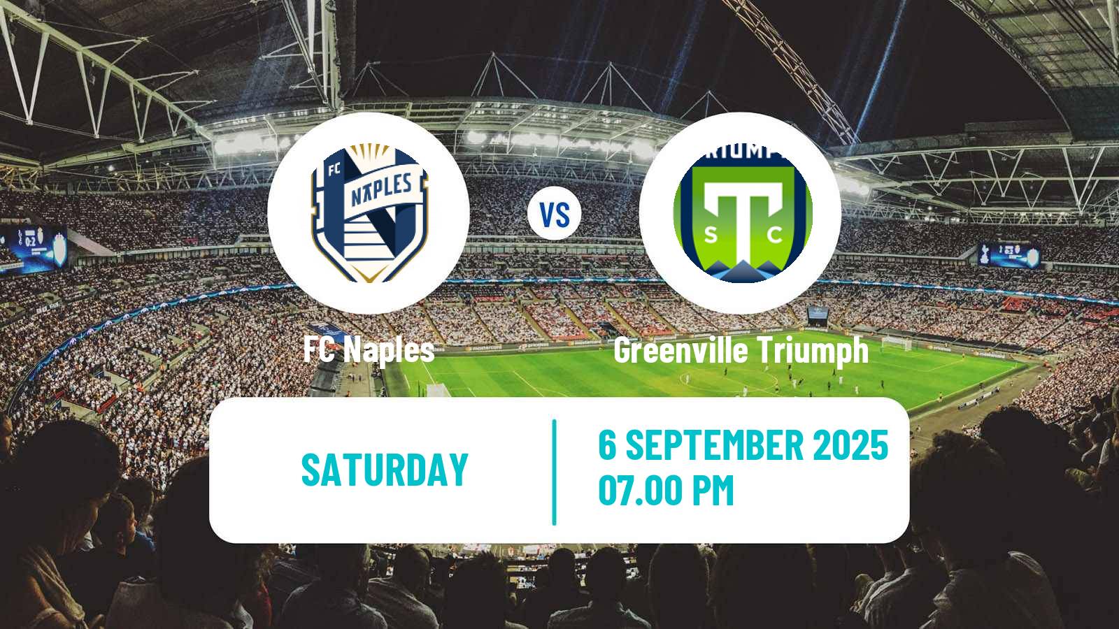 Soccer USL League One Naples - Greenville Triumph