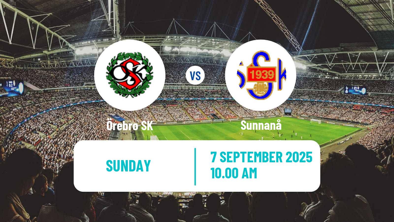 Soccer Swedish Elitettan Women Örebro SK - Sunnanå