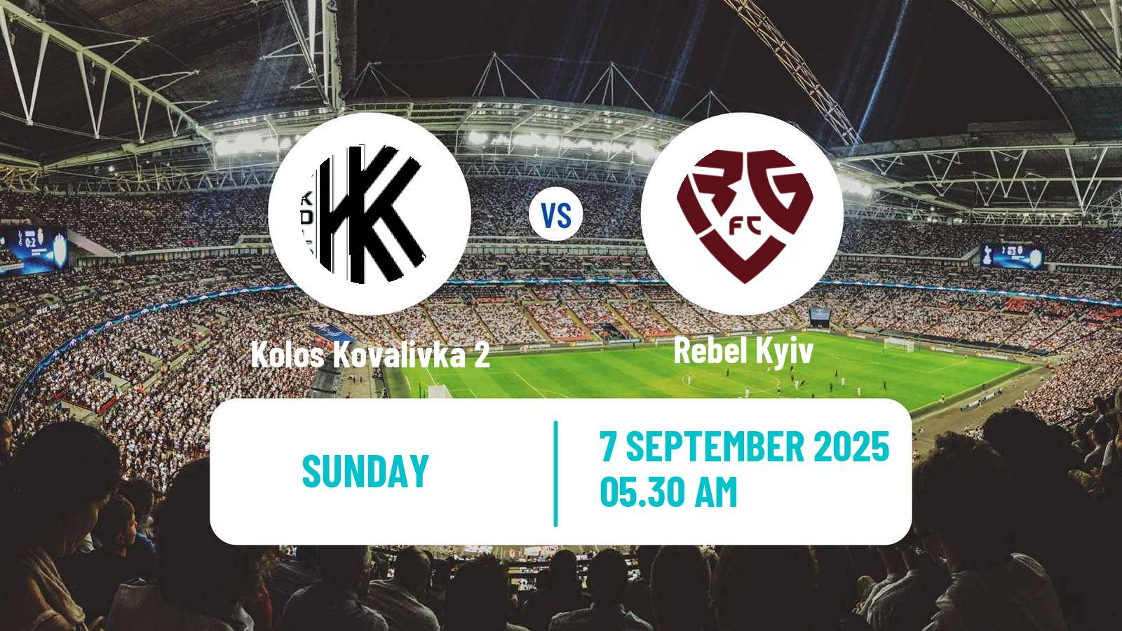 Soccer Ukrainian Druha Liga Kolos Kovalivka 2 - Rebel Kyiv