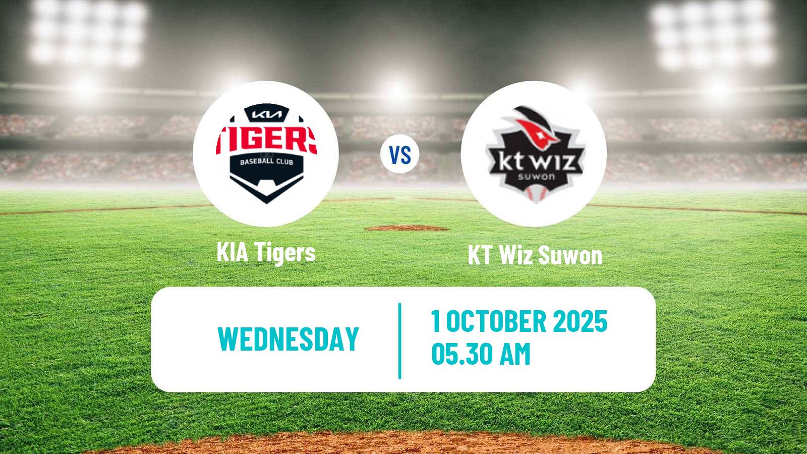 Baseball KBO KIA Tigers - KT Wiz Suwon