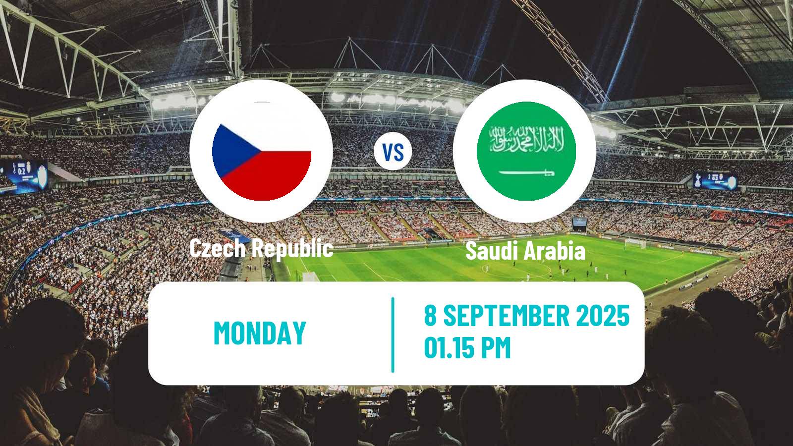 Soccer Friendly Czech Republic - Saudi Arabia