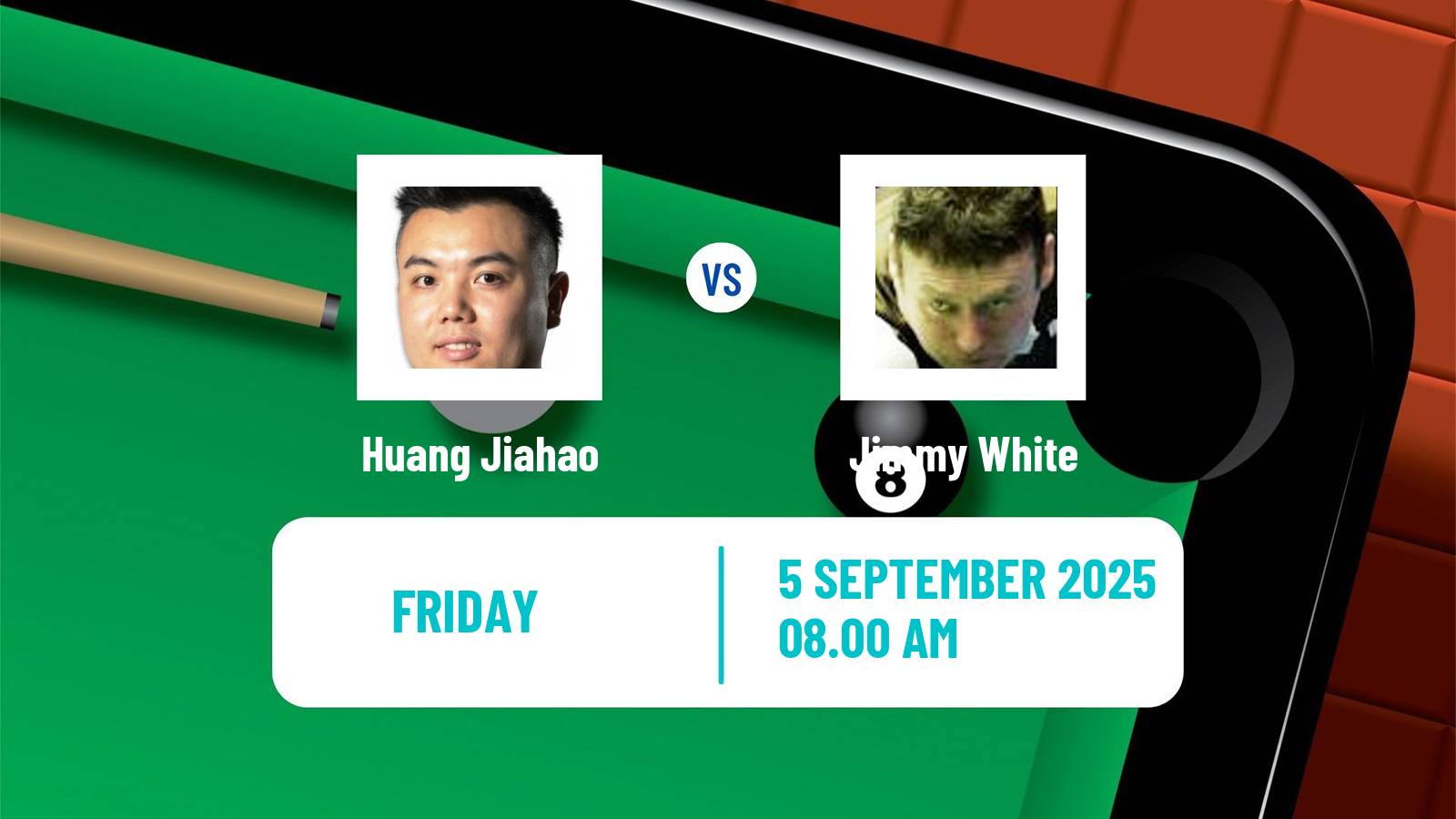 Snooker Northern Ireland Open Huang Jiahao - Jimmy White