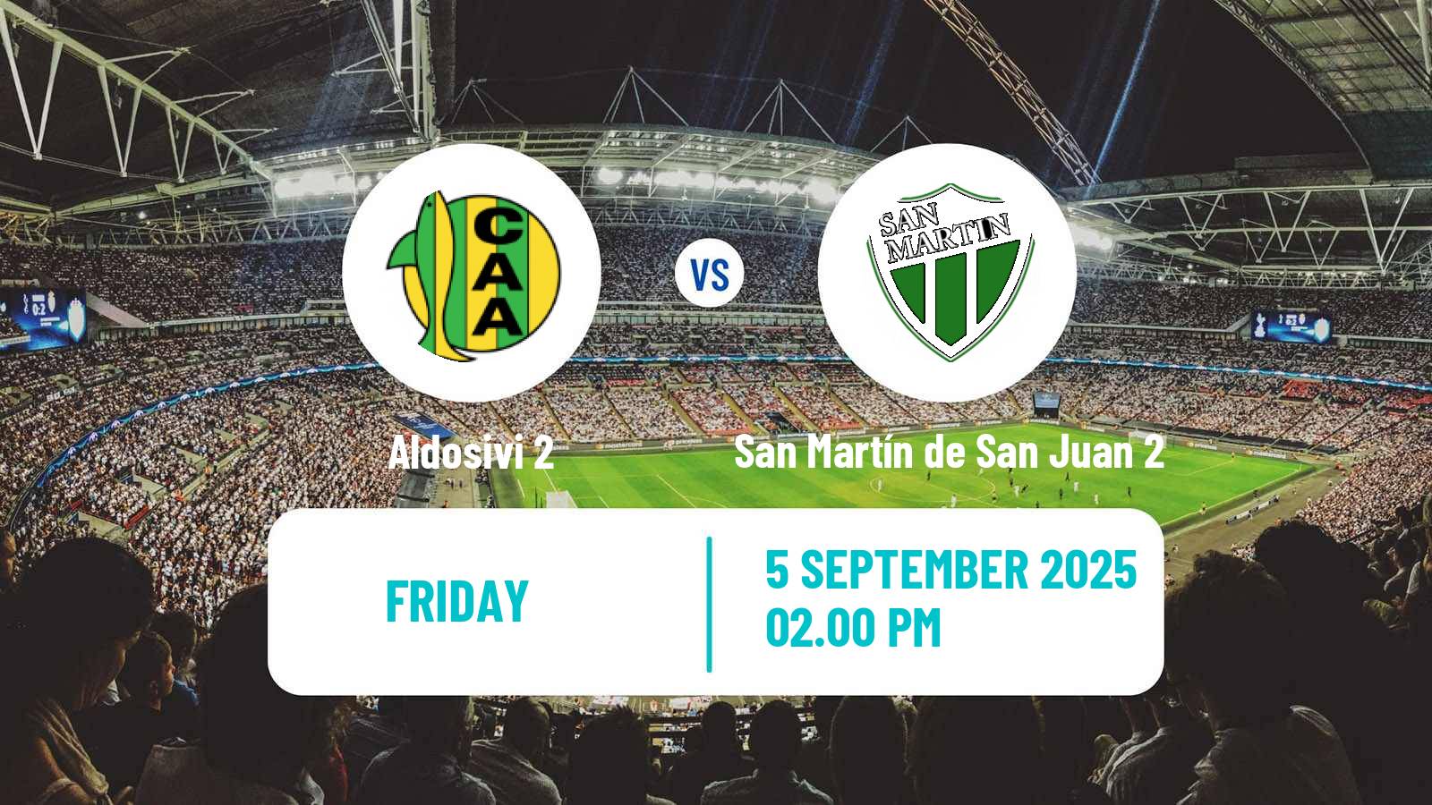 Soccer Argentinian Reserve League Aldosivi 2 - San Martín de San Juan 2