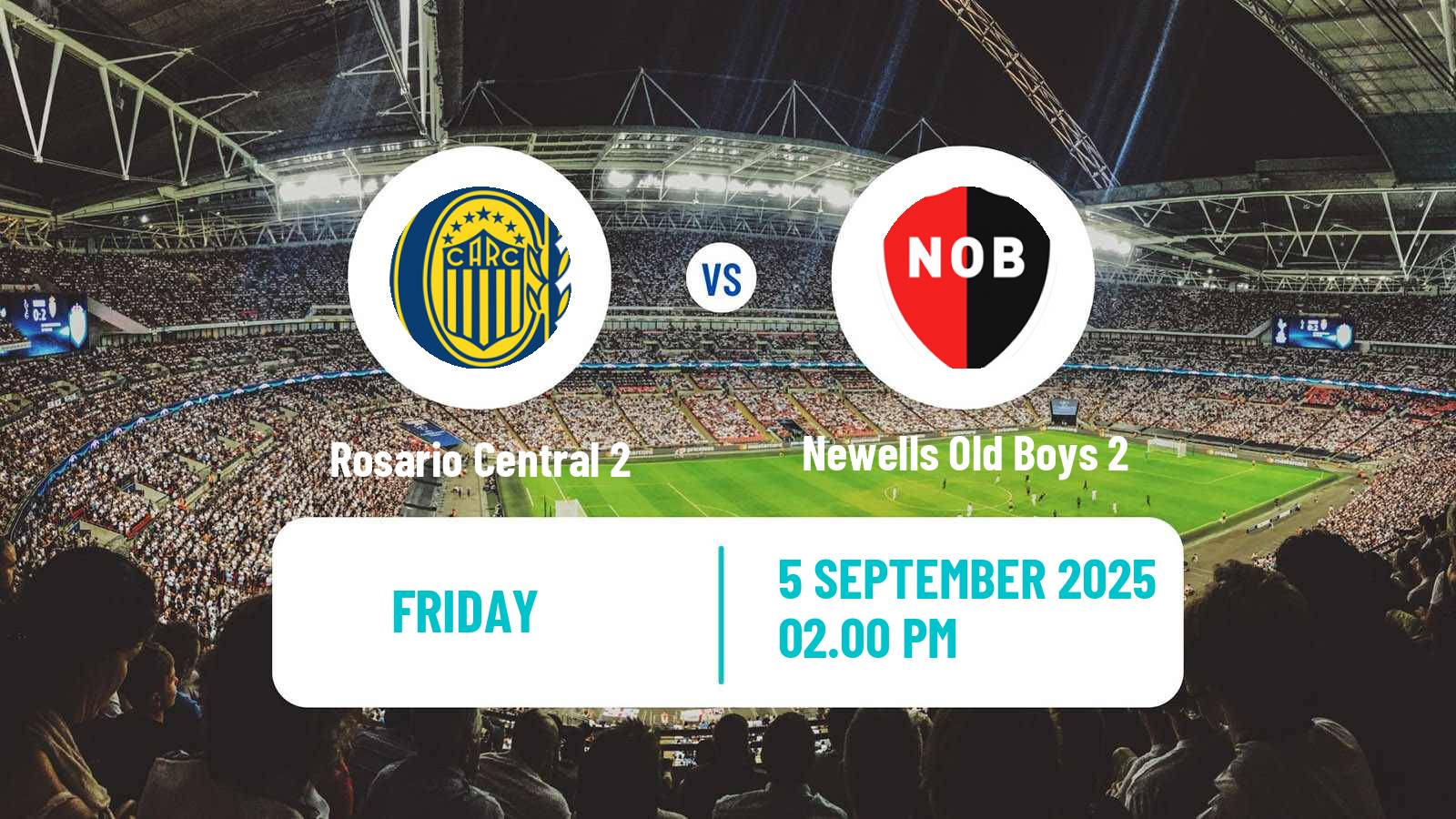 Soccer Argentinian Reserve League Rosario Central 2 - Newells Old Boys 2
