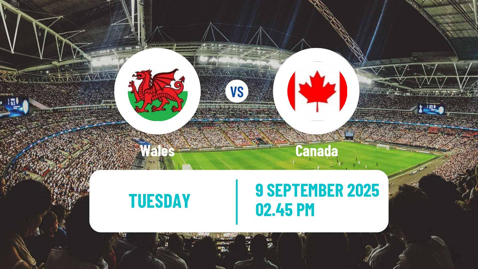 Soccer Friendly Wales - Canada