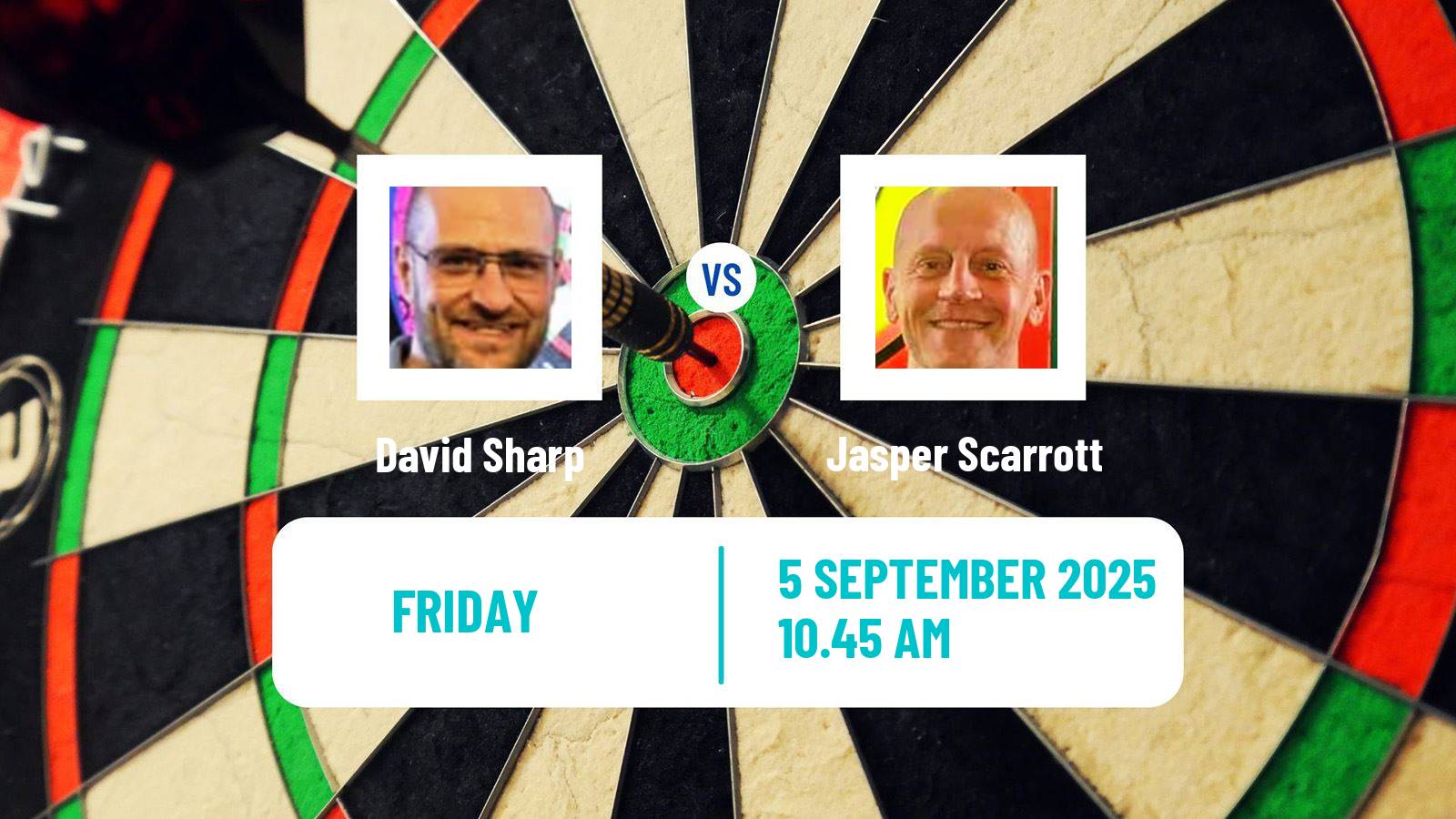 Darts Modus Super Series David Sharp - Jasper Scarrott