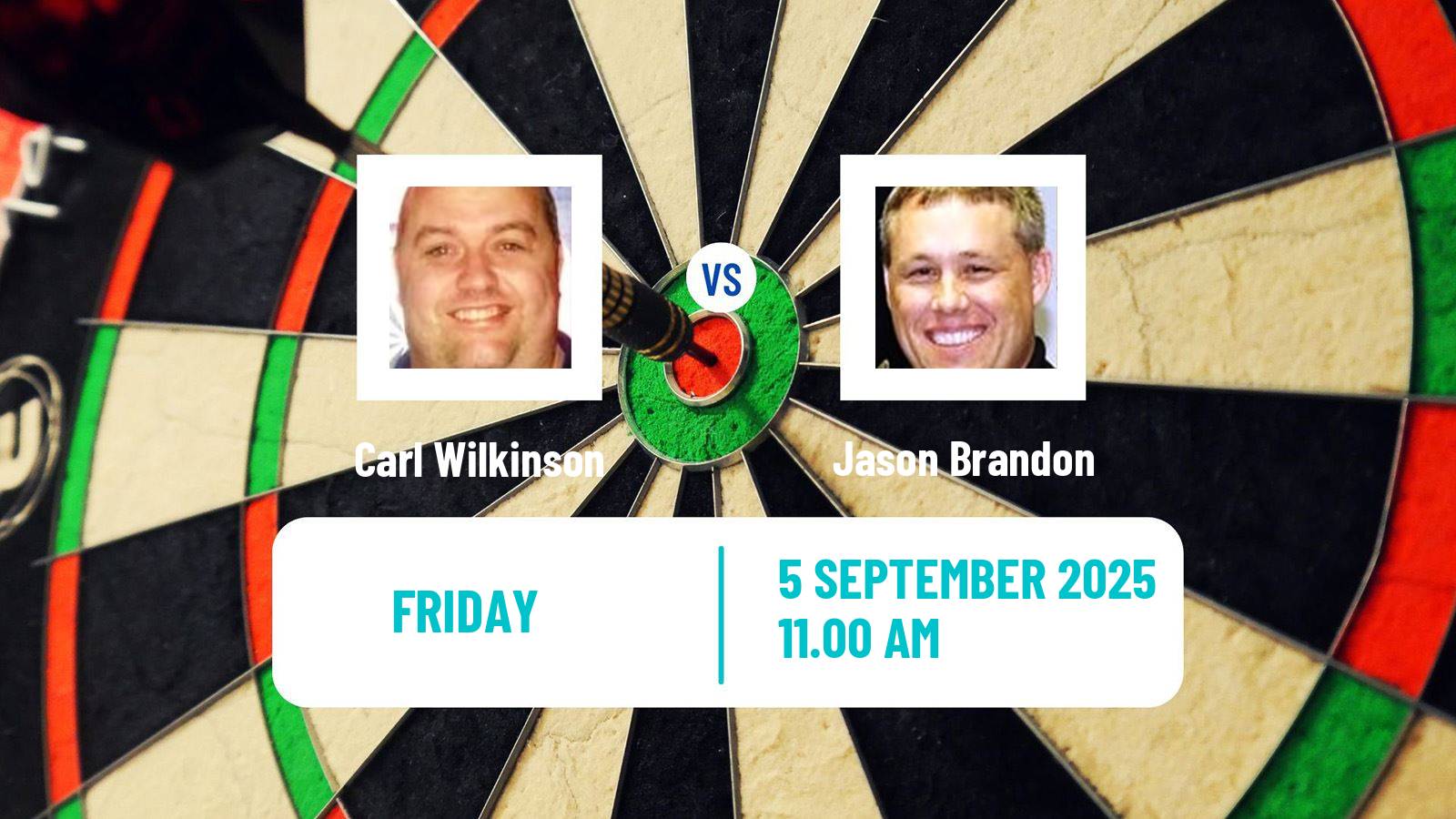 Darts Modus Super Series Carl Wilkinson - Jason Brandon