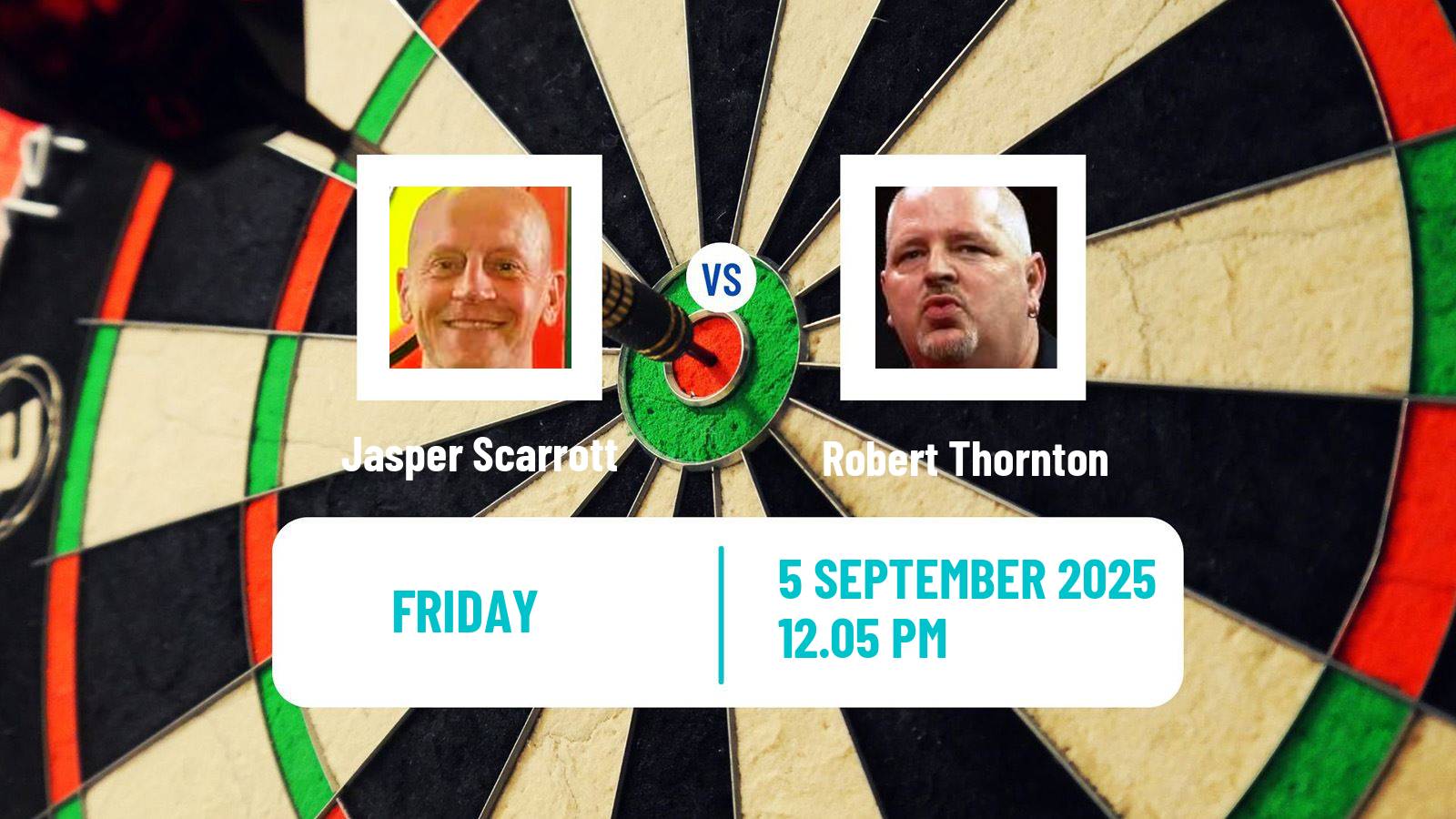 Darts Modus Super Series Jasper Scarrott - Robert Thornton
