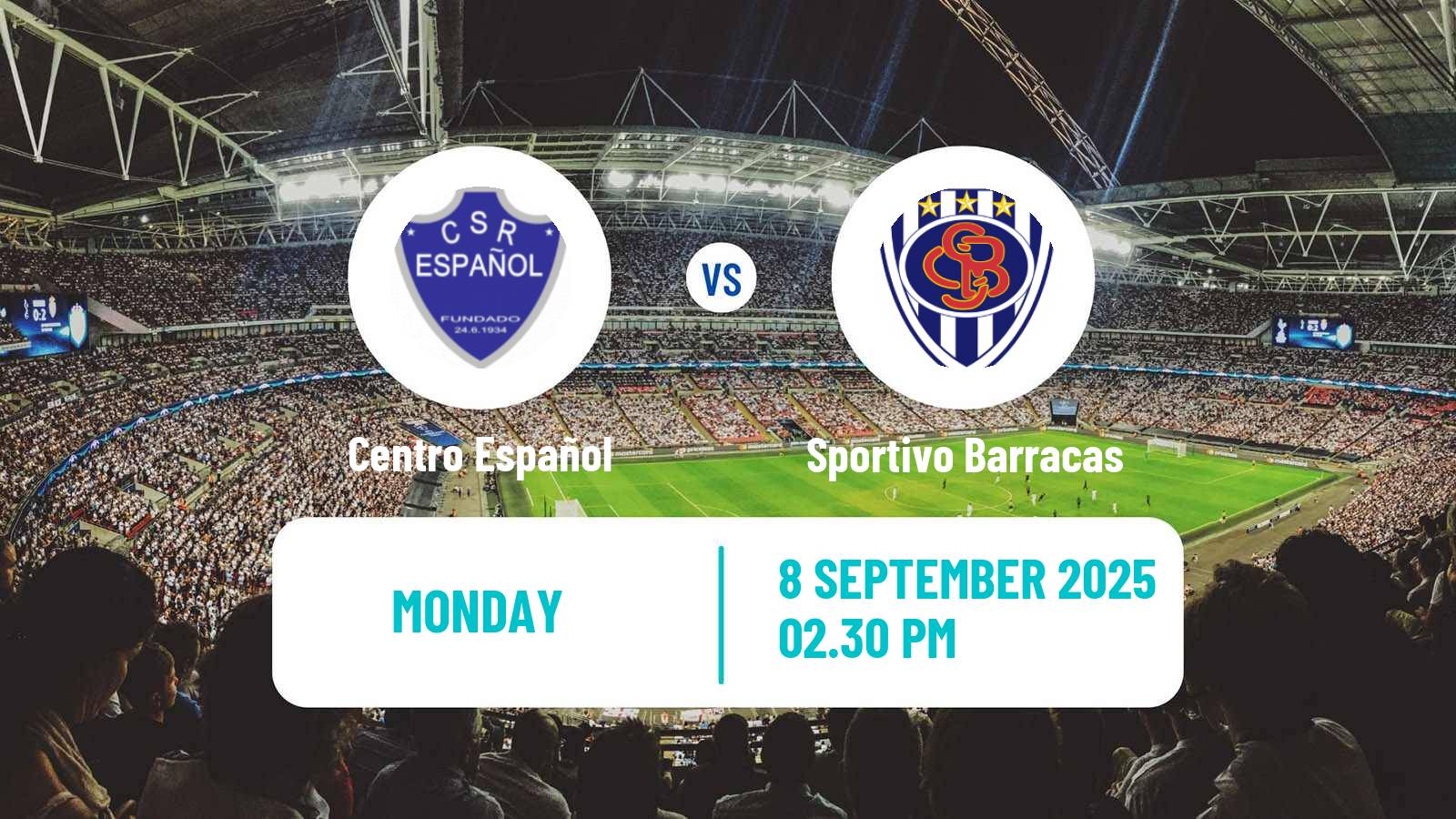 Soccer Argentinian Primera C Centro Español - Sportivo Barracas
