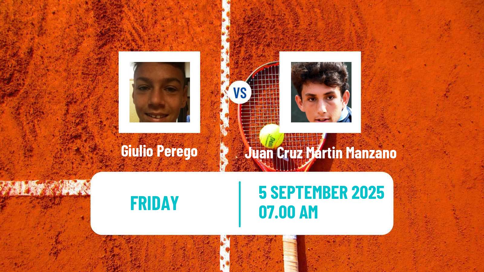 Tennis ITF M15 Bologna Men Giulio Perego - Juan Cruz Martin Manzano