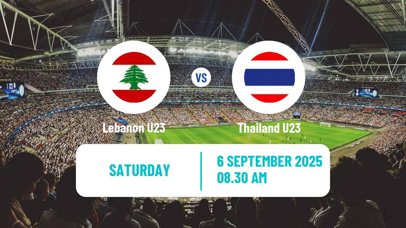 Soccer AFC Asian Cup U23 Lebanon U23 - Thailand U23