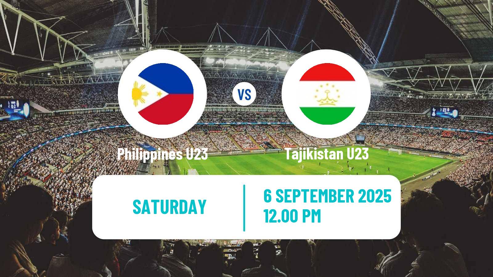 Soccer AFC Asian Cup U23 Philippines U23 - Tajikistan U23