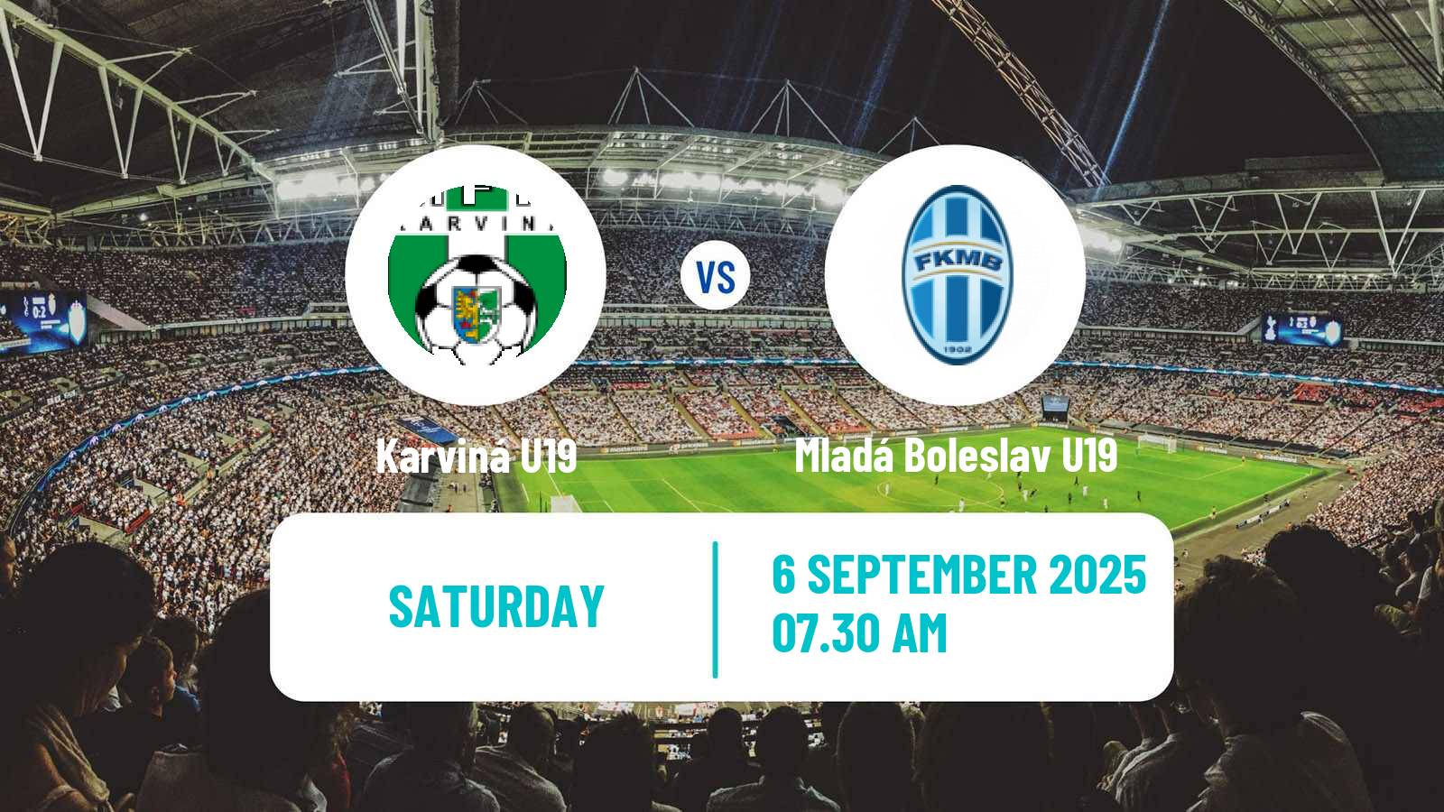 Soccer Czech U19 League Karviná U19 - Mladá Boleslav U19