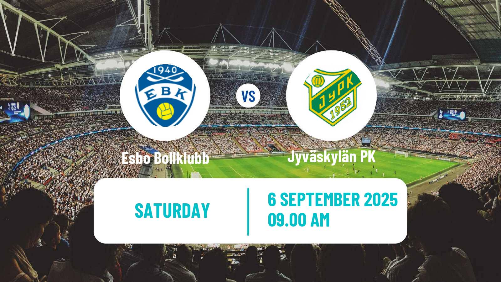 Soccer Finnish Kansallinen Liiga Women Esbo Bollklubb - Jyväskylän PK