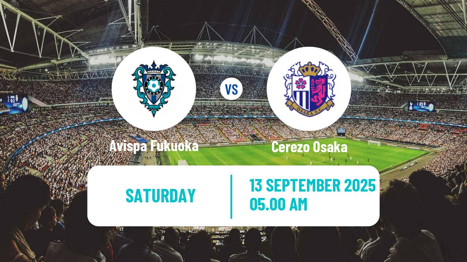 Soccer Japan J1 League Avispa Fukuoka - Cerezo Osaka