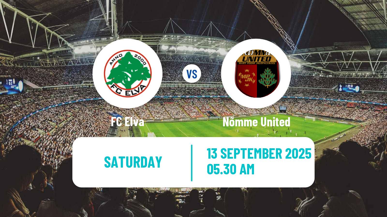 Soccer Estonian Esiliiga Elva - Nõmme United