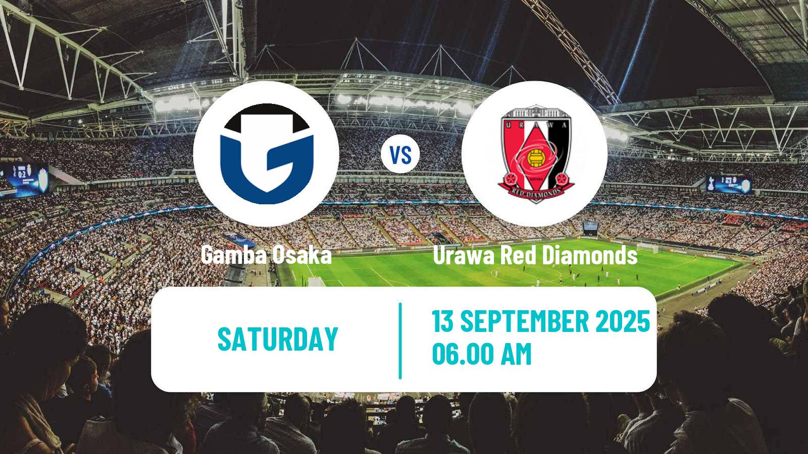 Soccer Japan J1 League Gamba Osaka - Urawa Red Diamonds