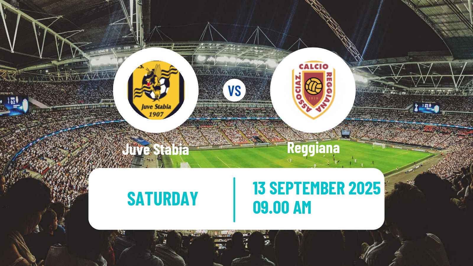 Soccer Italian Serie B Juve Stabia - Reggiana