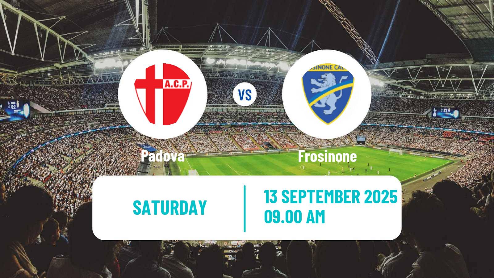 Soccer Italian Serie B Padova - Frosinone