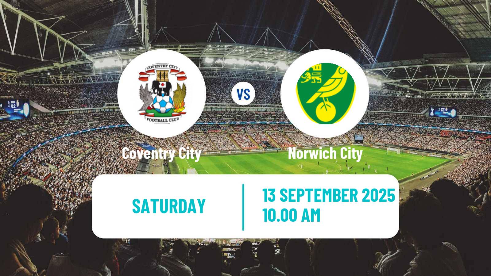 Soccer English League Championship Coventry City - Norwich City