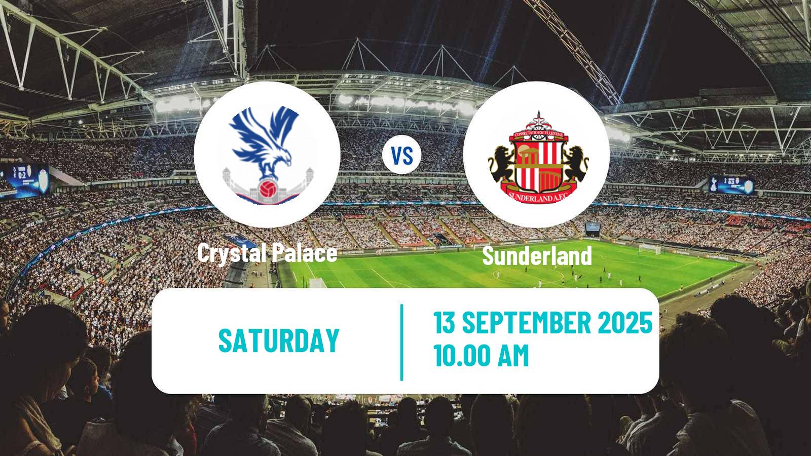 Soccer English Premier League Crystal Palace - Sunderland