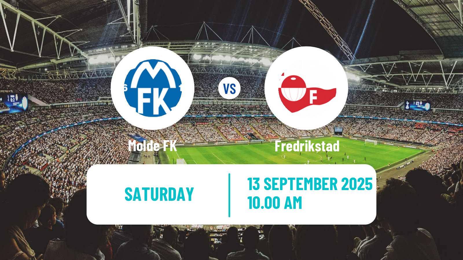 Soccer Norwegian Eliteserien Molde - Fredrikstad
