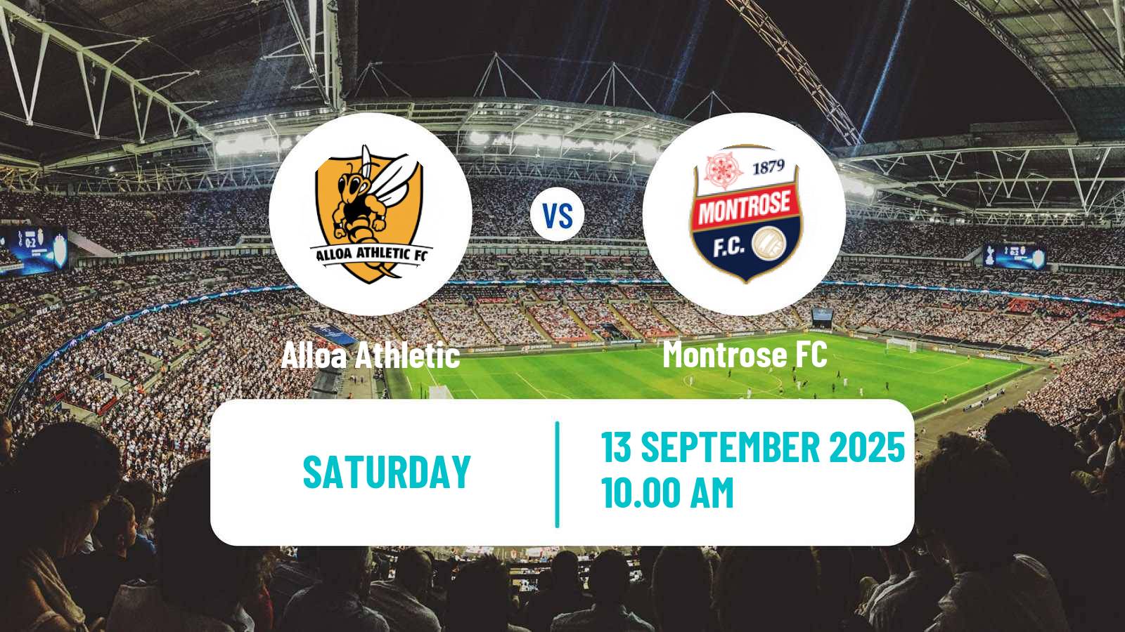 Soccer Scottish League One Alloa Athletic - Montrose