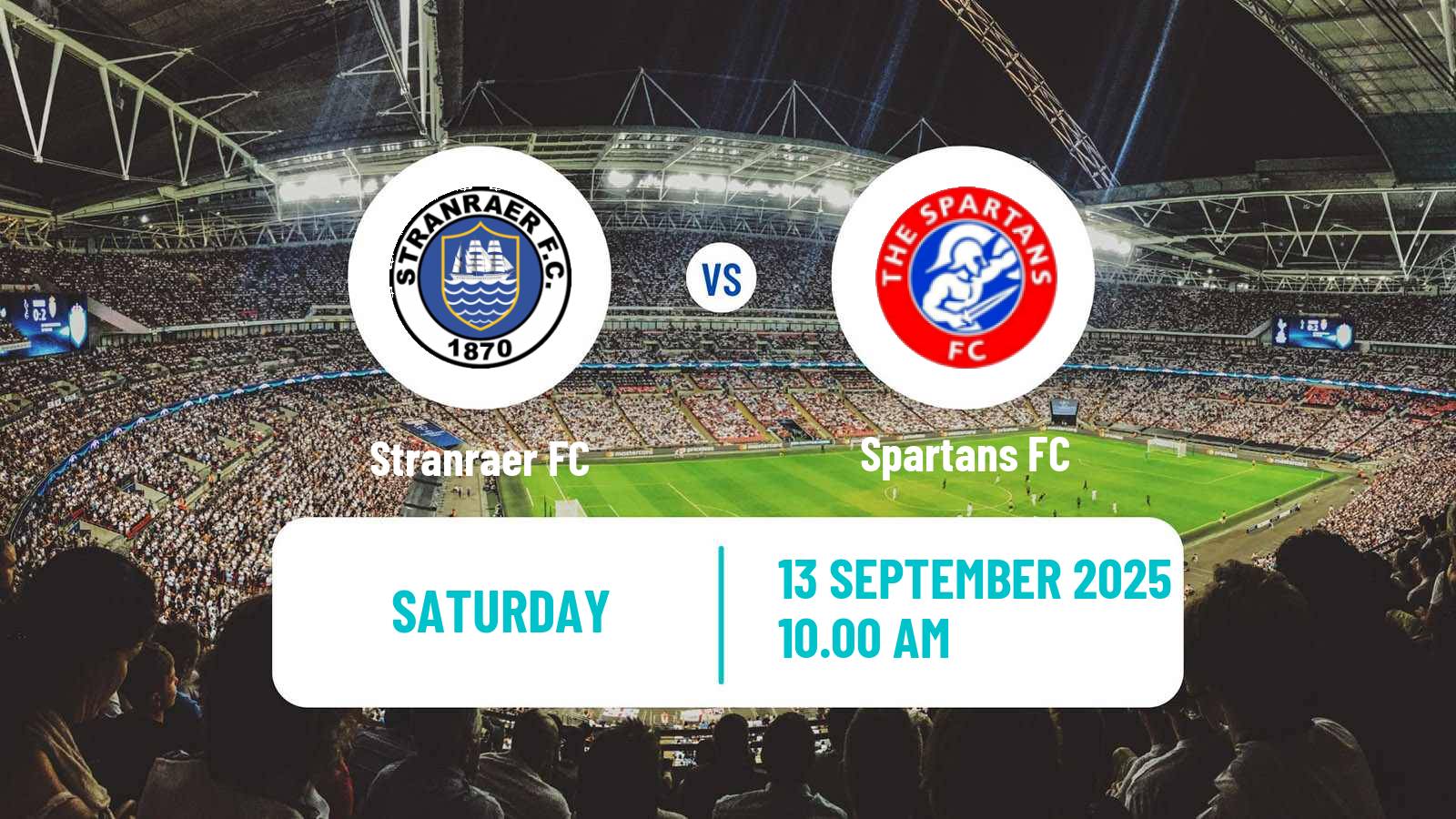 Soccer Scottish League Two Stranraer - Spartans
