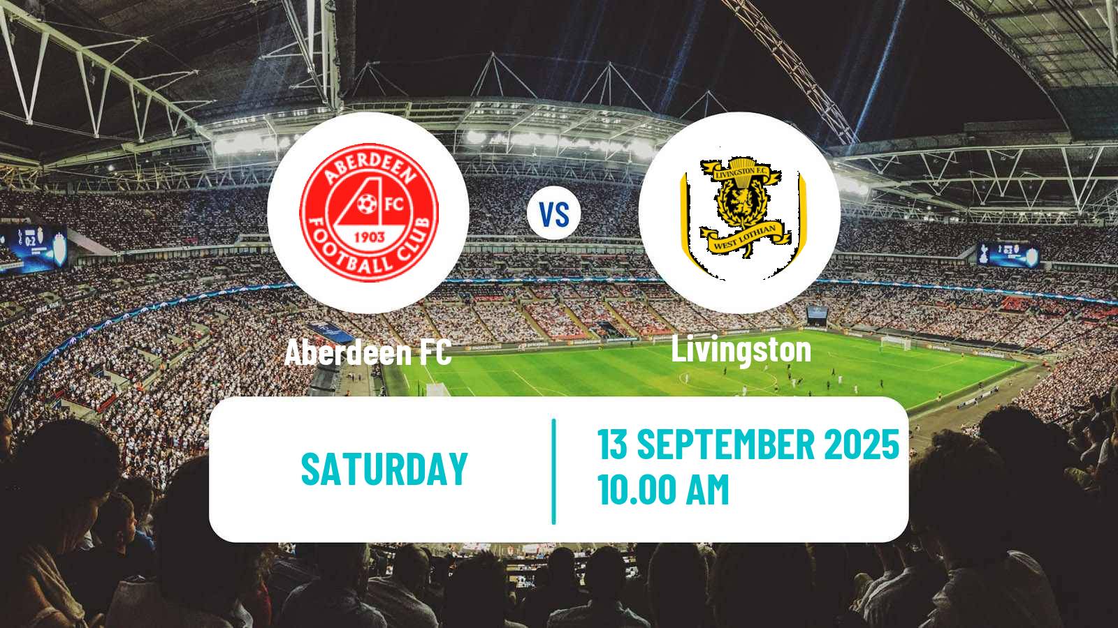 Soccer Scottish Premier League Aberdeen - Livingston