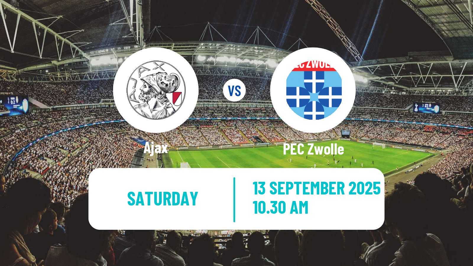 Soccer Dutch Eredivisie Ajax - Zwolle