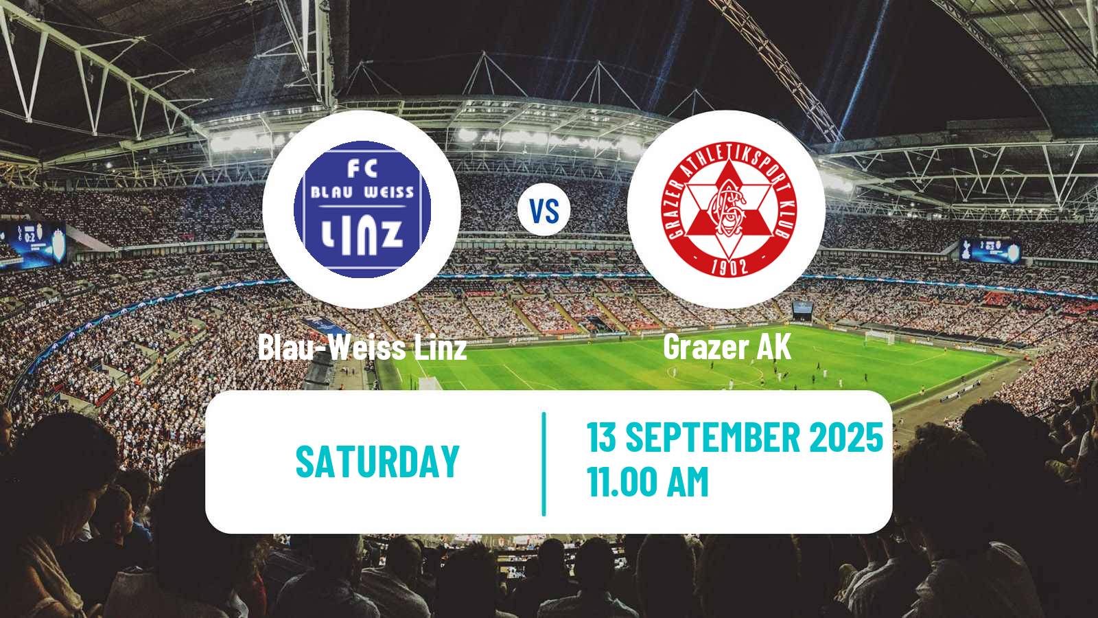 Soccer Austrian Bundesliga Blau-Weiss Linz - Grazer AK