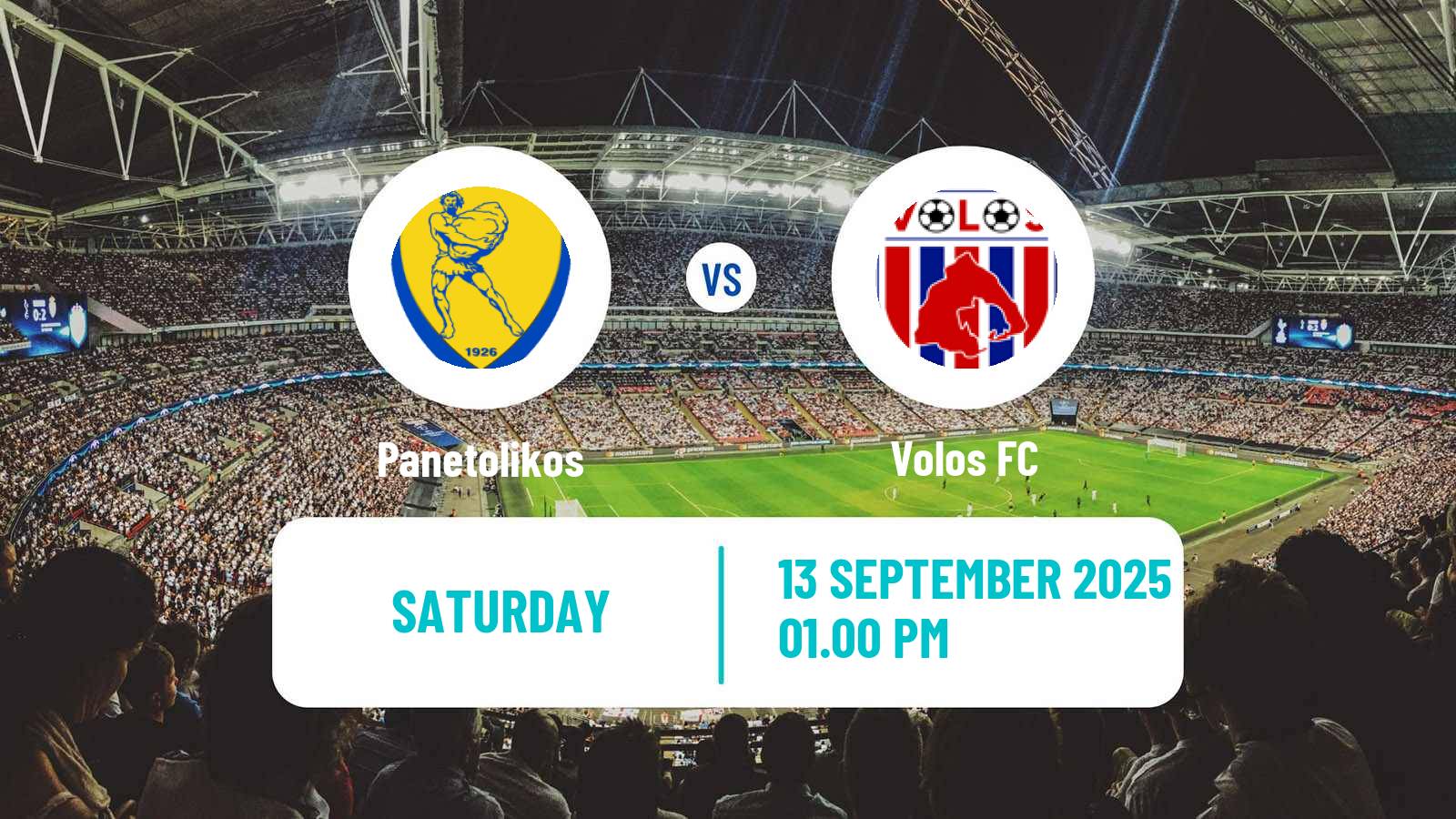 Soccer Greek Super League Panetolikos - Volos