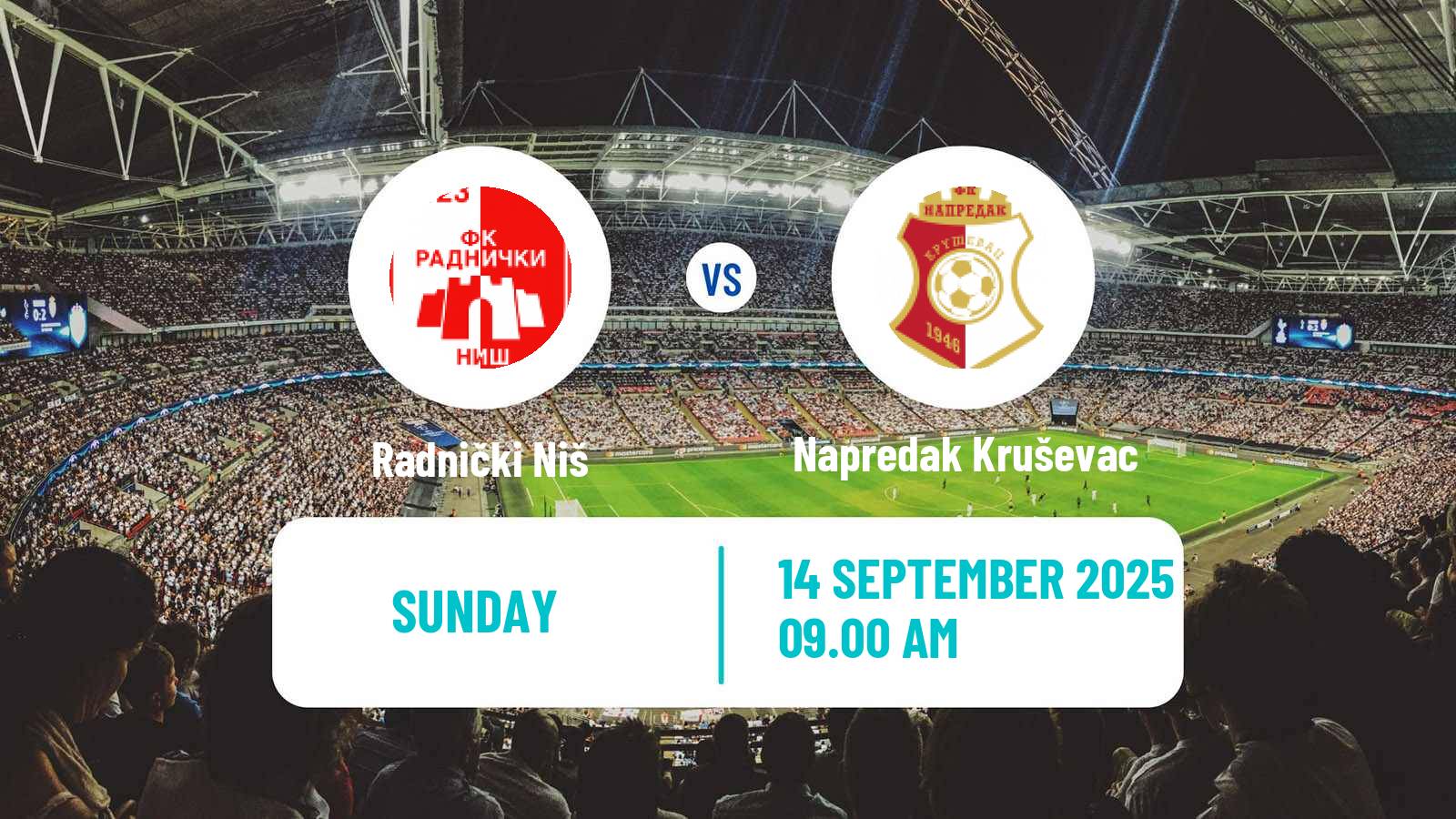 Soccer Serbian Superliga Radnički Niš - Napredak Kruševac