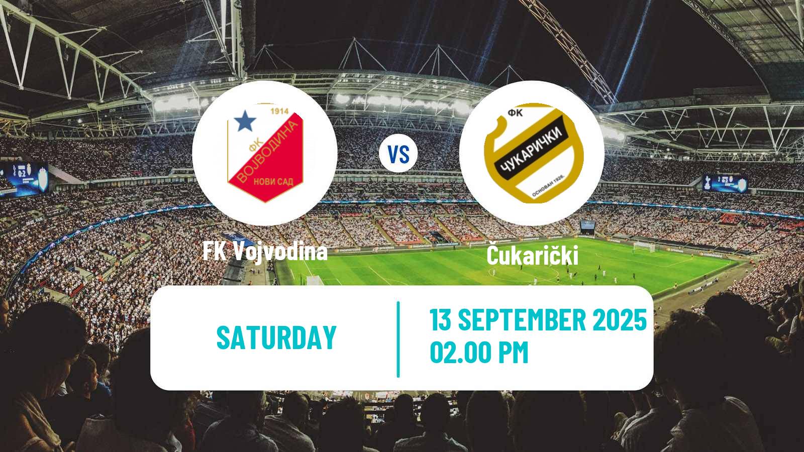 Soccer Serbian Superliga Vojvodina - Čukarički