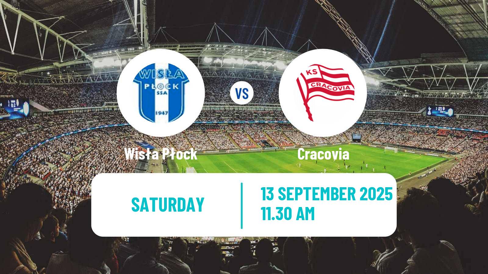 Soccer Polish Ekstraklasa Wisła Płock - Cracovia